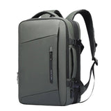 Rozszerzany Plecak Podróżny 26–38L z USB | Wodoodporny Plecak na Laptopa