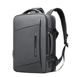 Rozszerzany Plecak Podróżny 26–38L z USB | Wodoodporny Plecak na Laptopa