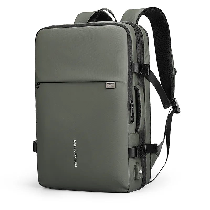 Rozszerzany Plecak na Laptopa 23–40L z USB | Wodoodporny Plecak Podróżny
