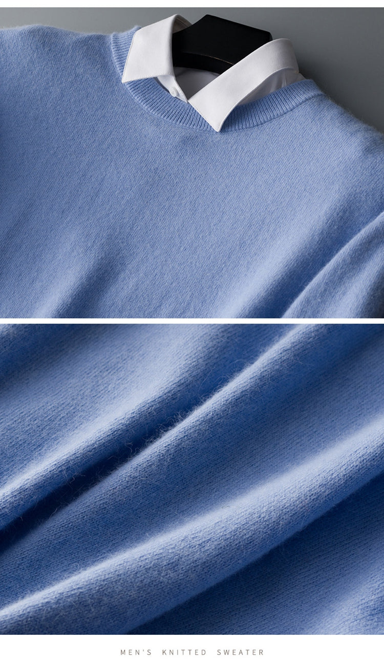 Sweter Męski w Klasycznym Stylu | Elegancki Ciepły Golf na Zimę