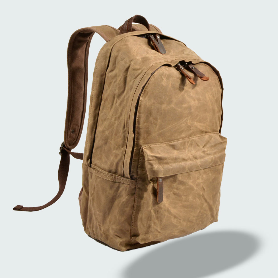 Wodoodporny Plecak Canvas w Stylu Vintage | Plecak na Laptopa i Podróże
