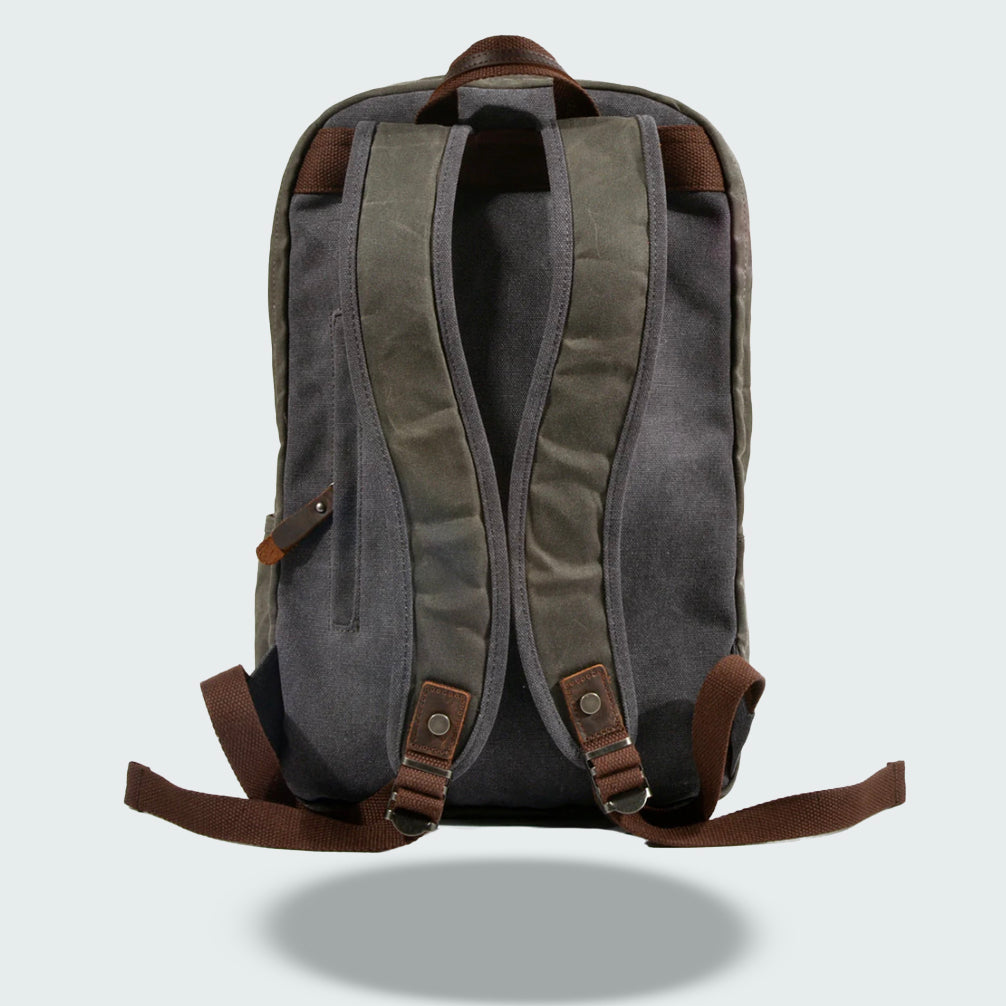 Wodoodporny Plecak Canvas w Stylu Vintage | Plecak na Laptopa i Podróże