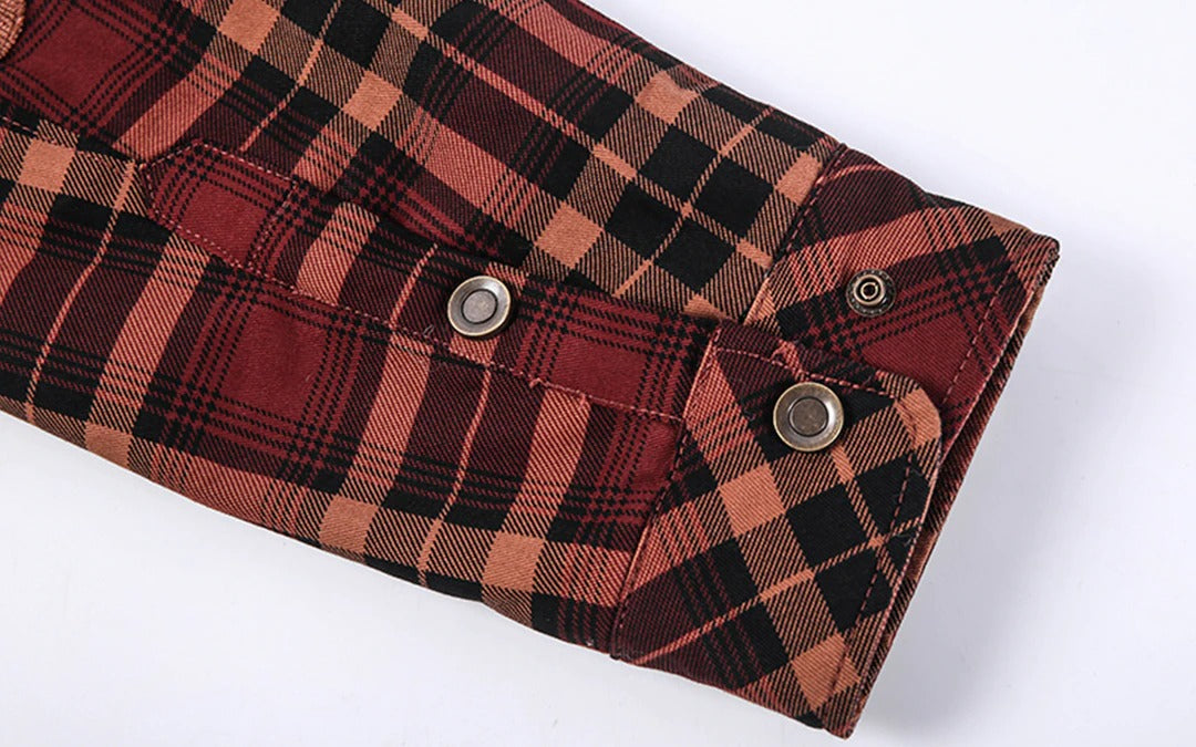 Kurtka Męska z Kapturem w Stylu Lumberjack | Ciepła Kurtka Zimowa i Przejściowa