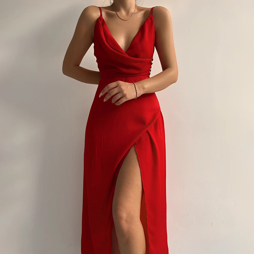 Sukienka Elegancka z Dopasowanym Krojem | Klasyczna Sukienka do Biura i na Wieczór
