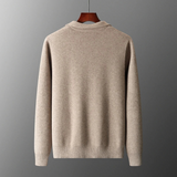 Męska Rozpinana Kurtka Dzianinowa | Lekka Warstwa | Minimalistyczny Styl | Smart Casual