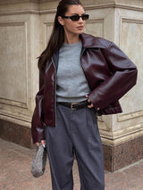 Damska Kurtka Oversize z Zamkiem | Stylowa Kurtka Damska