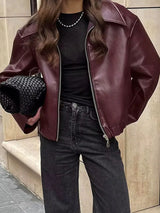 Damska Kurtka Oversize z Zamkiem | Stylowa Kurtka Damska