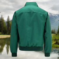 Kurtka Męska Harrington z Klasyczną Podszewką w Kratę | Stylowa Kurtka Przejściowa