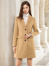 Płaszcz Damski Zimowy o Klasycznym Kroju | Elegancki Trencz Damski