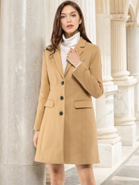 Płaszcz Damski Zimowy o Klasycznym Kroju | Elegancki Trencz Damski