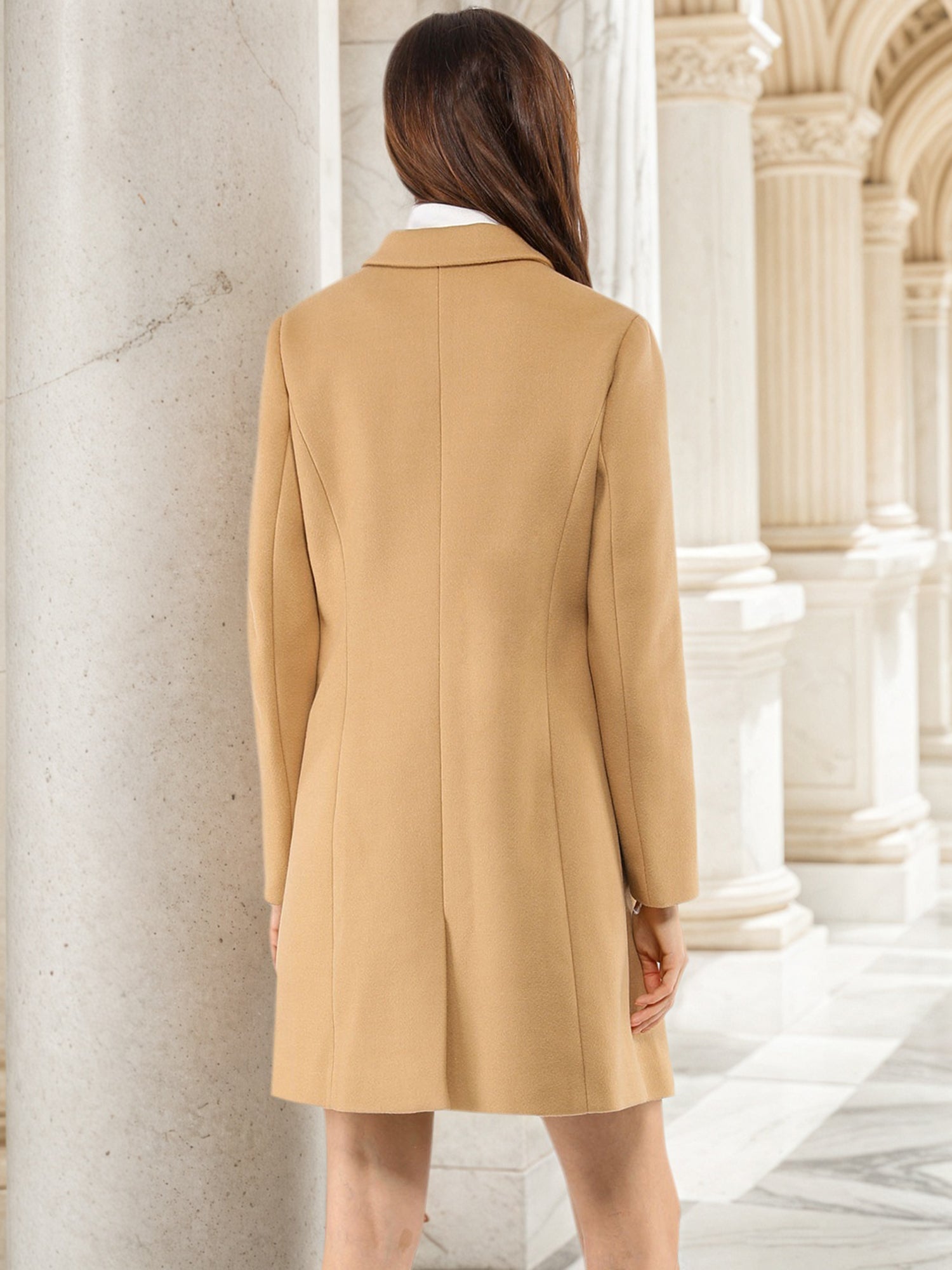 Płaszcz Damski Zimowy o Klasycznym Kroju | Elegancki Trencz Damski