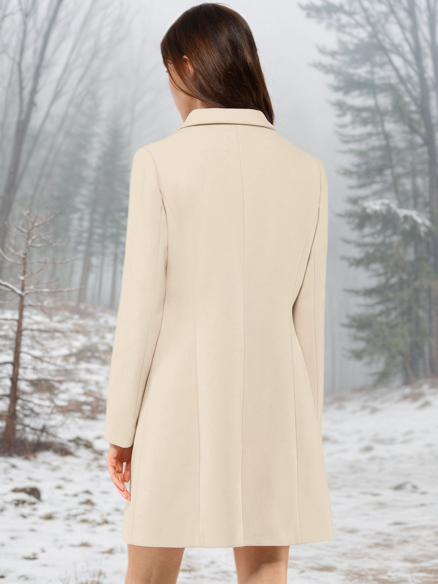 Płaszcz Damski Zimowy o Klasycznym Kroju | Elegancki Trencz Damski