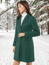 Płaszcz Damski Zimowy o Klasycznym Kroju | Elegancki Trencz Damski