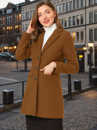 Płaszcz Damski Zimowy o Klasycznym Kroju | Elegancki Trencz Damski