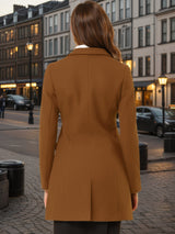 Płaszcz Damski Zimowy o Klasycznym Kroju | Elegancki Trencz Damski