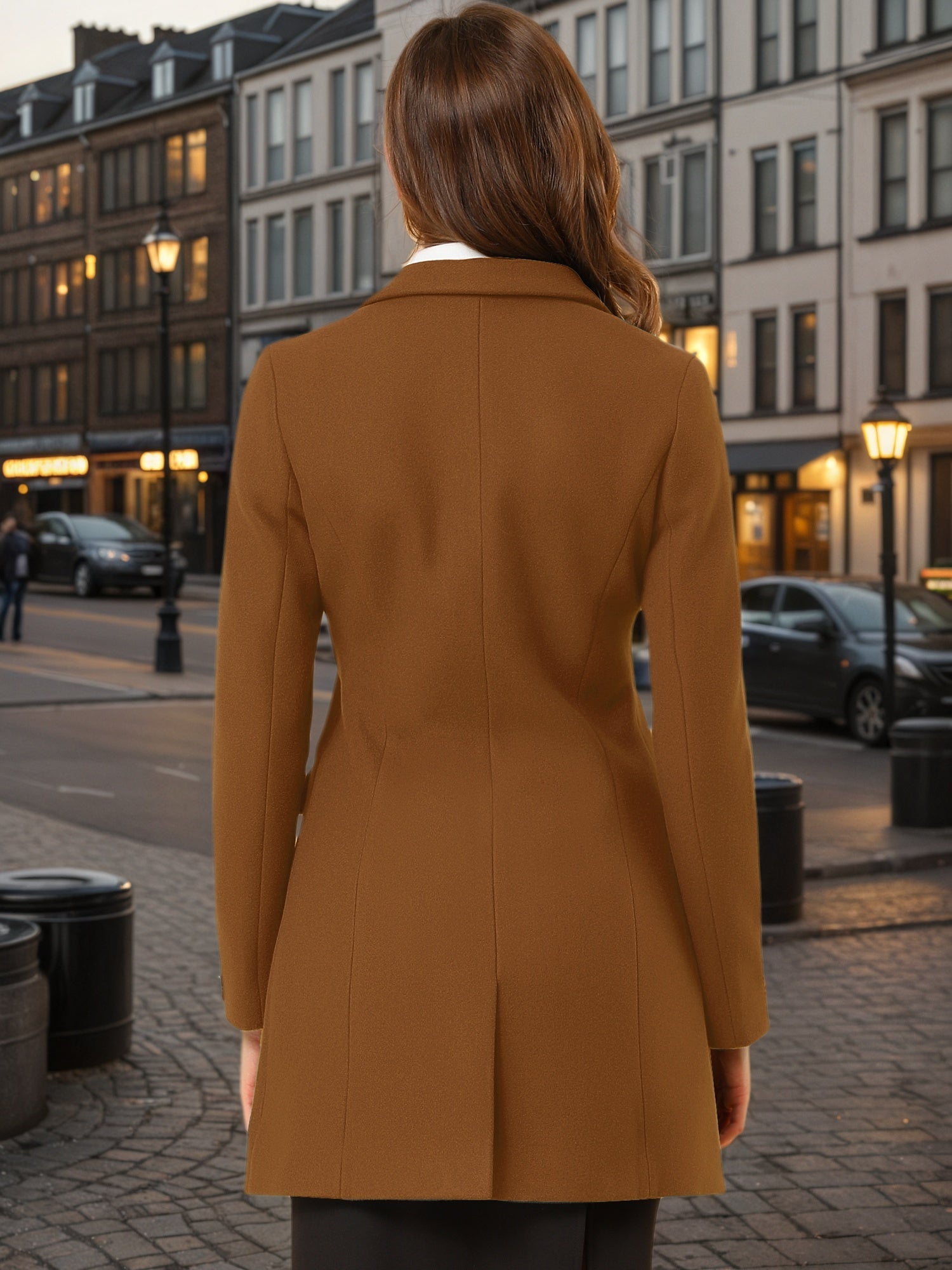 Płaszcz Damski Zimowy o Klasycznym Kroju | Elegancki Trencz Damski