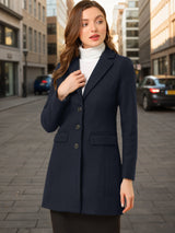 Płaszcz Damski Zimowy o Klasycznym Kroju | Elegancki Trencz Damski