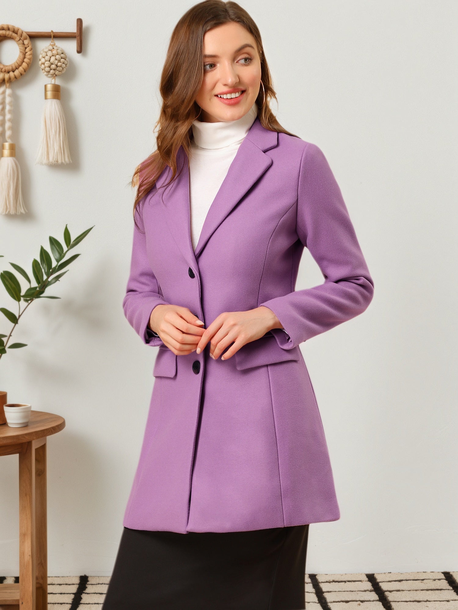 Płaszcz Damski Zimowy o Klasycznym Kroju | Elegancki Trencz Damski