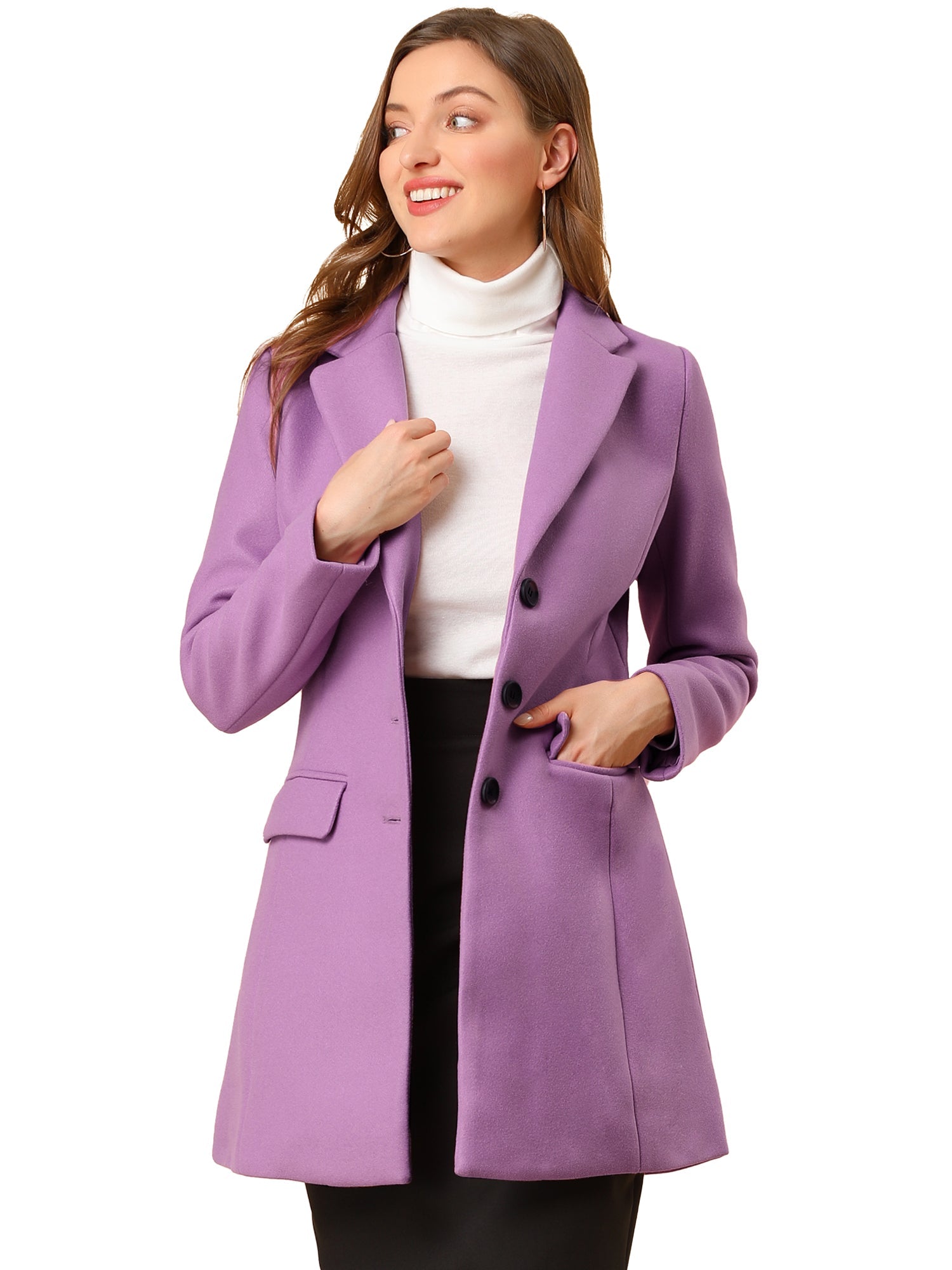 Płaszcz Damski Zimowy o Klasycznym Kroju | Elegancki Trencz Damski