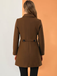 Damski Płaszcz Jednorzędowy o Długim Kroju | Elegancki Płaszcz Damski