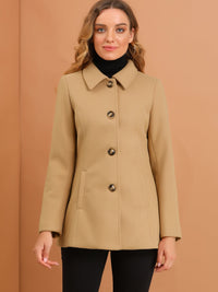 Płaszcz Damski Zimowy do Pracy o Klasycznym Kroju | Elegancki Trencz Damski