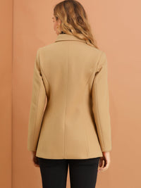 Płaszcz Damski Zimowy do Pracy o Klasycznym Kroju | Elegancki Trencz Damski