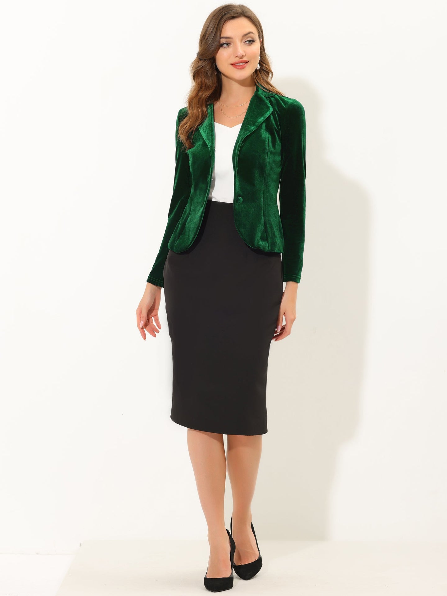 Marynarka Damska do Biura z Klapami | Elegancka Marynarka