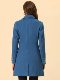 Płaszcz Damski Zimowy o Długim Kroju z Klapami | Elegancki Trencz Damski