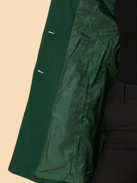 Płaszcz Damski Zimowy o Długim Kroju z Klapami | Elegancki Trencz Damski