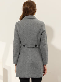 Damski Płaszcz Jednorzędowy o Długim Kroju | Elegancki Płaszcz Damski