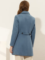 Damski Płaszcz Jednorzędowy o Długim Kroju | Elegancki Płaszcz Damski