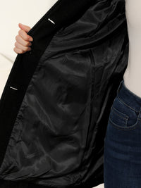 Damski Płaszcz Jednorzędowy o Długim Kroju | Elegancki Płaszcz Damski