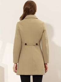 Damski Płaszcz Jednorzędowy o Długim Kroju | Elegancki Płaszcz Damski