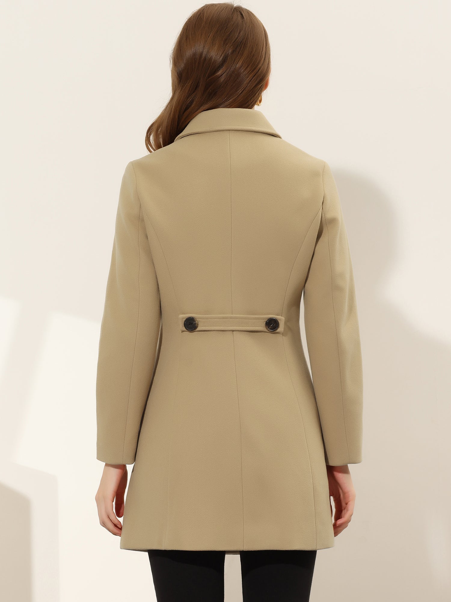 Damski Płaszcz Jednorzędowy o Długim Kroju | Elegancki Płaszcz Damski