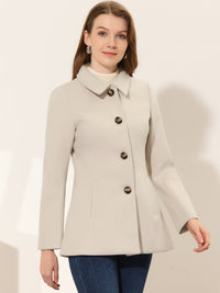 Płaszcz Damski Zimowy do Pracy o Klasycznym Kroju | Elegancki Trencz Damski