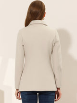 Płaszcz Damski Zimowy do Pracy o Klasycznym Kroju | Elegancki Trencz Damski