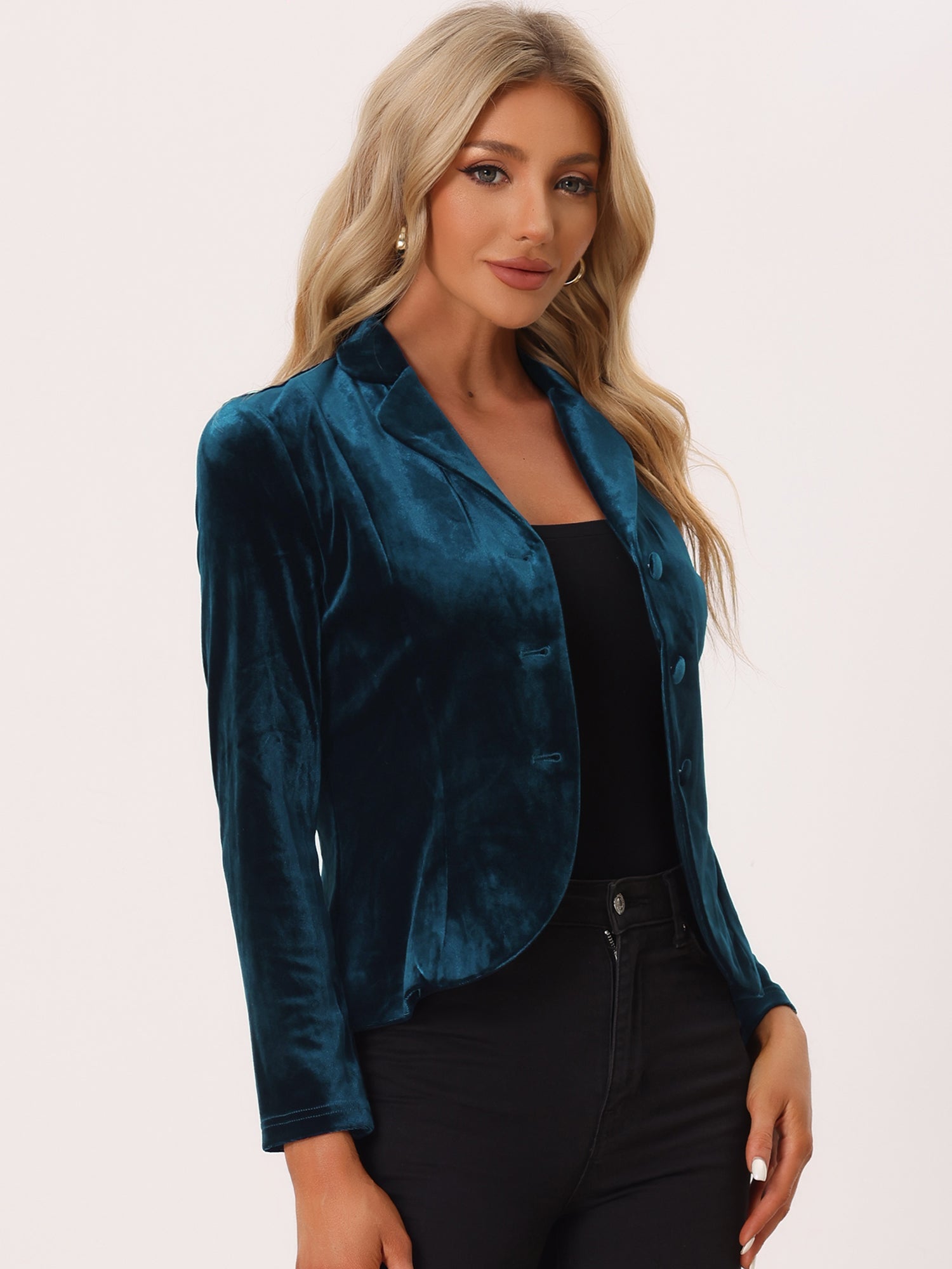 Marynarka Damska do Biura z Klapami | Elegancka Marynarka