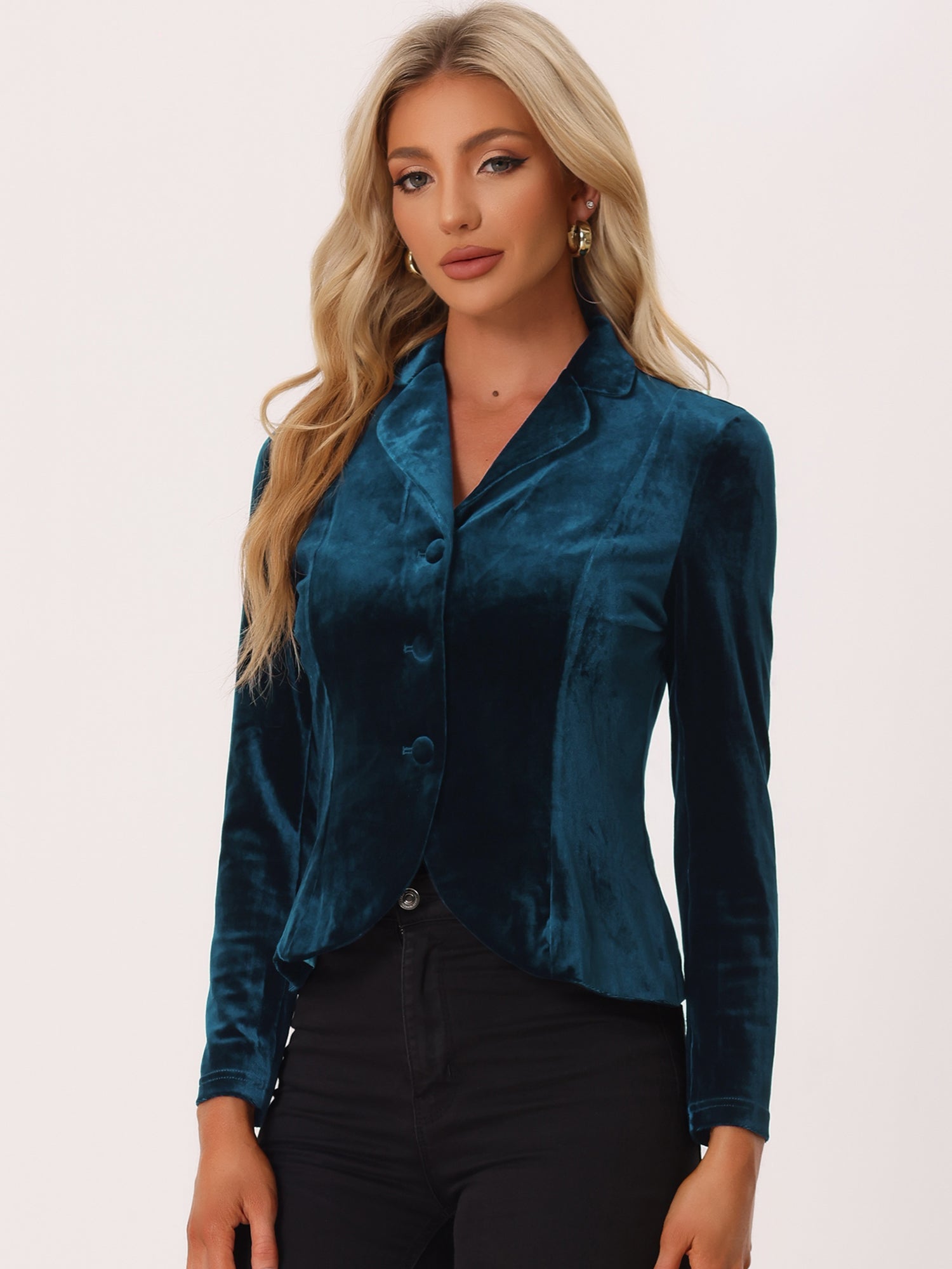 Marynarka Damska do Biura z Klapami | Elegancka Marynarka