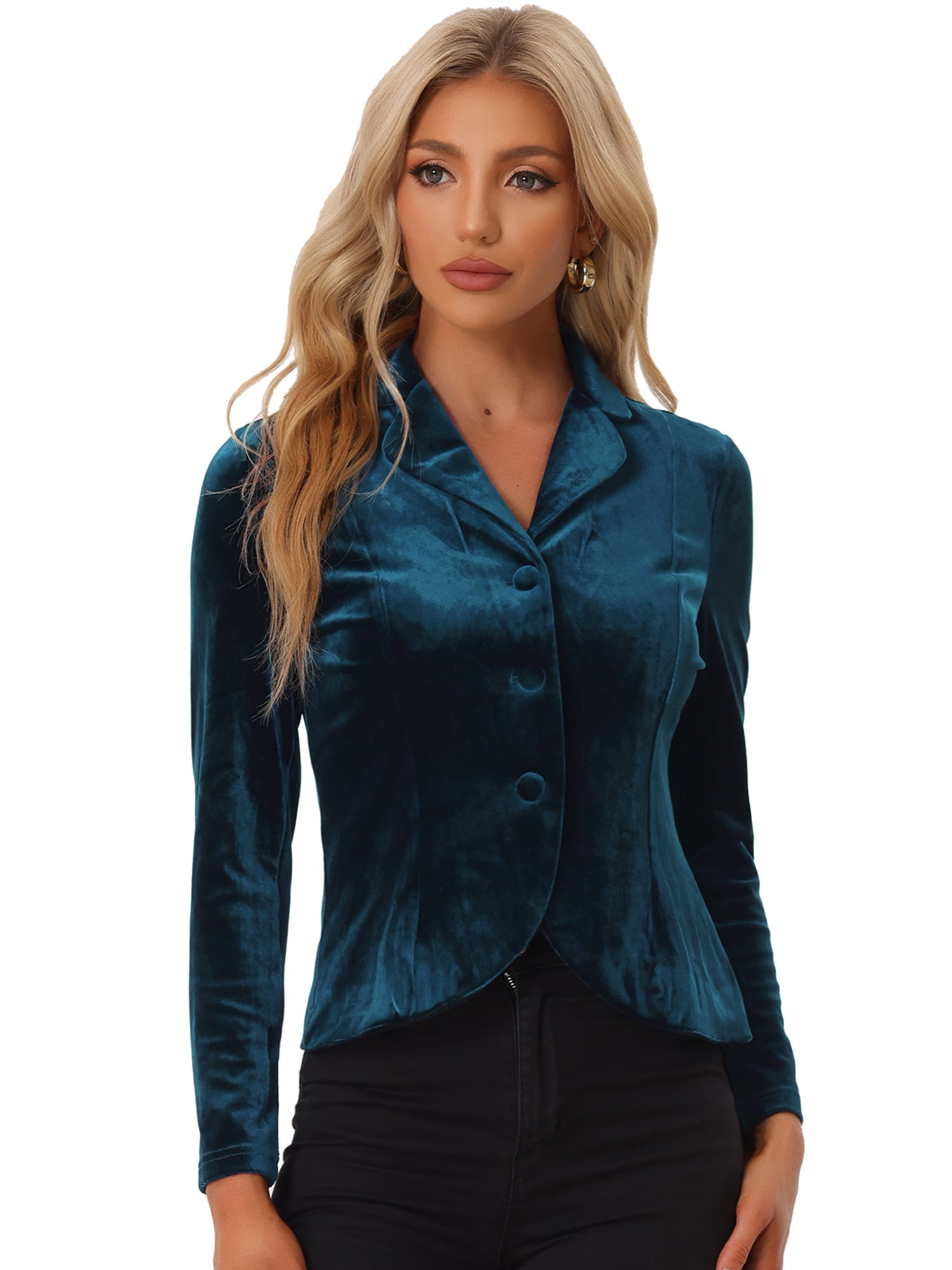 Marynarka Damska do Biura z Klapami | Elegancka Marynarka