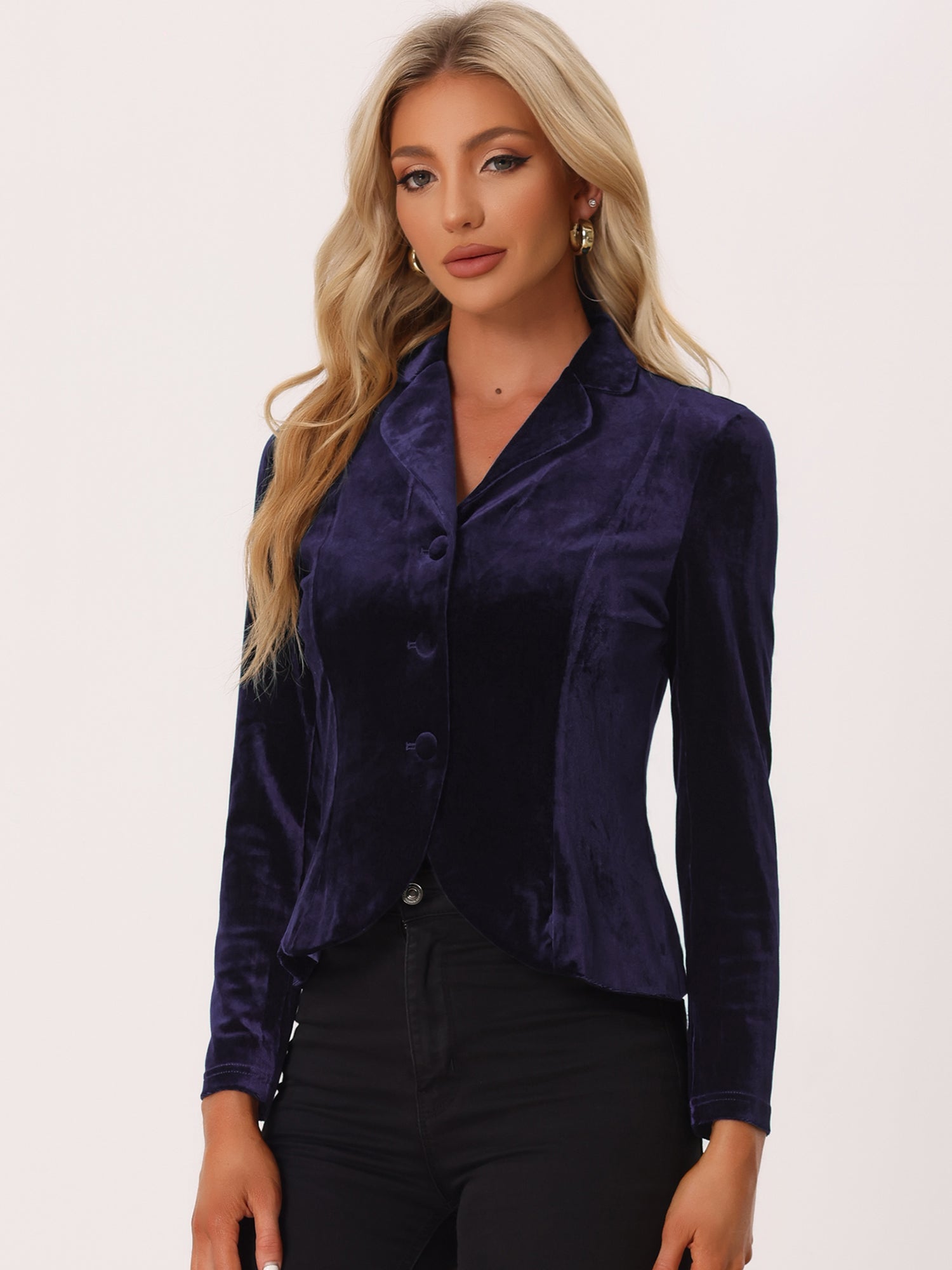 Marynarka Damska do Biura z Klapami | Elegancka Marynarka