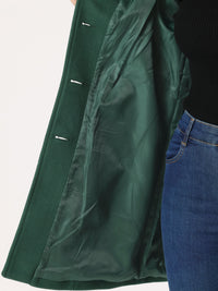 Damski Płaszcz Jednorzędowy o Długim Kroju | Elegancki Płaszcz Damski