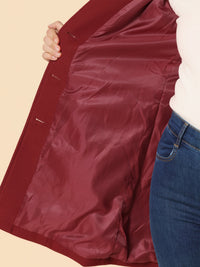 Damski Płaszcz Jednorzędowy o Długim Kroju | Elegancki Płaszcz Damski