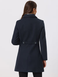 Damski Płaszcz Jednorzędowy o Długim Kroju | Elegancki Płaszcz Damski