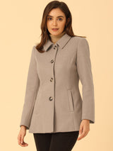 Płaszcz Damski Zimowy do Pracy o Klasycznym Kroju | Elegancki Trencz Damski