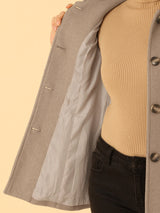 Płaszcz Damski Zimowy do Pracy o Klasycznym Kroju | Elegancki Trencz Damski