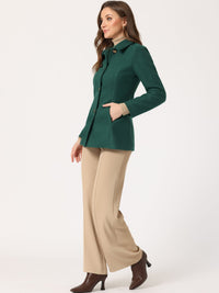 Płaszcz Damski Zimowy do Pracy o Klasycznym Kroju | Elegancki Trencz Damski