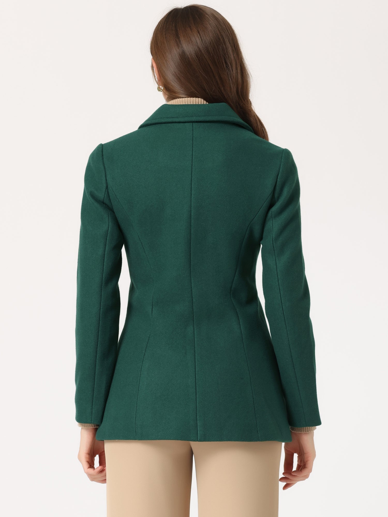 Płaszcz Damski Zimowy do Pracy o Klasycznym Kroju | Elegancki Trencz Damski