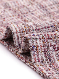 Elegancka Damska Sukienka Midi w Kratę | Bez Rękawów z Fiszbinką