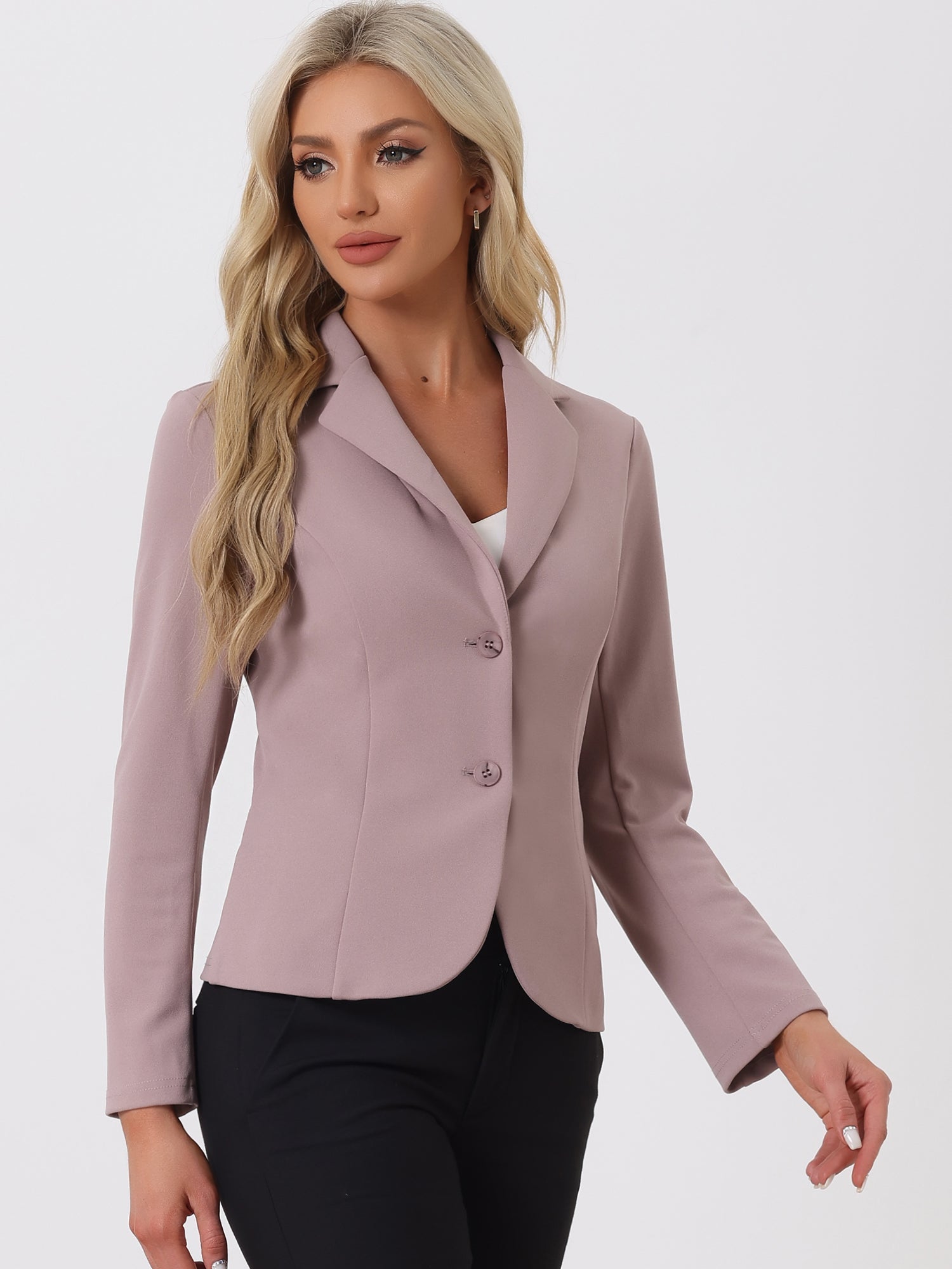 Marynarka Damska do Pracy z Kołnierzem z Klapami | Elegancka Marynarka