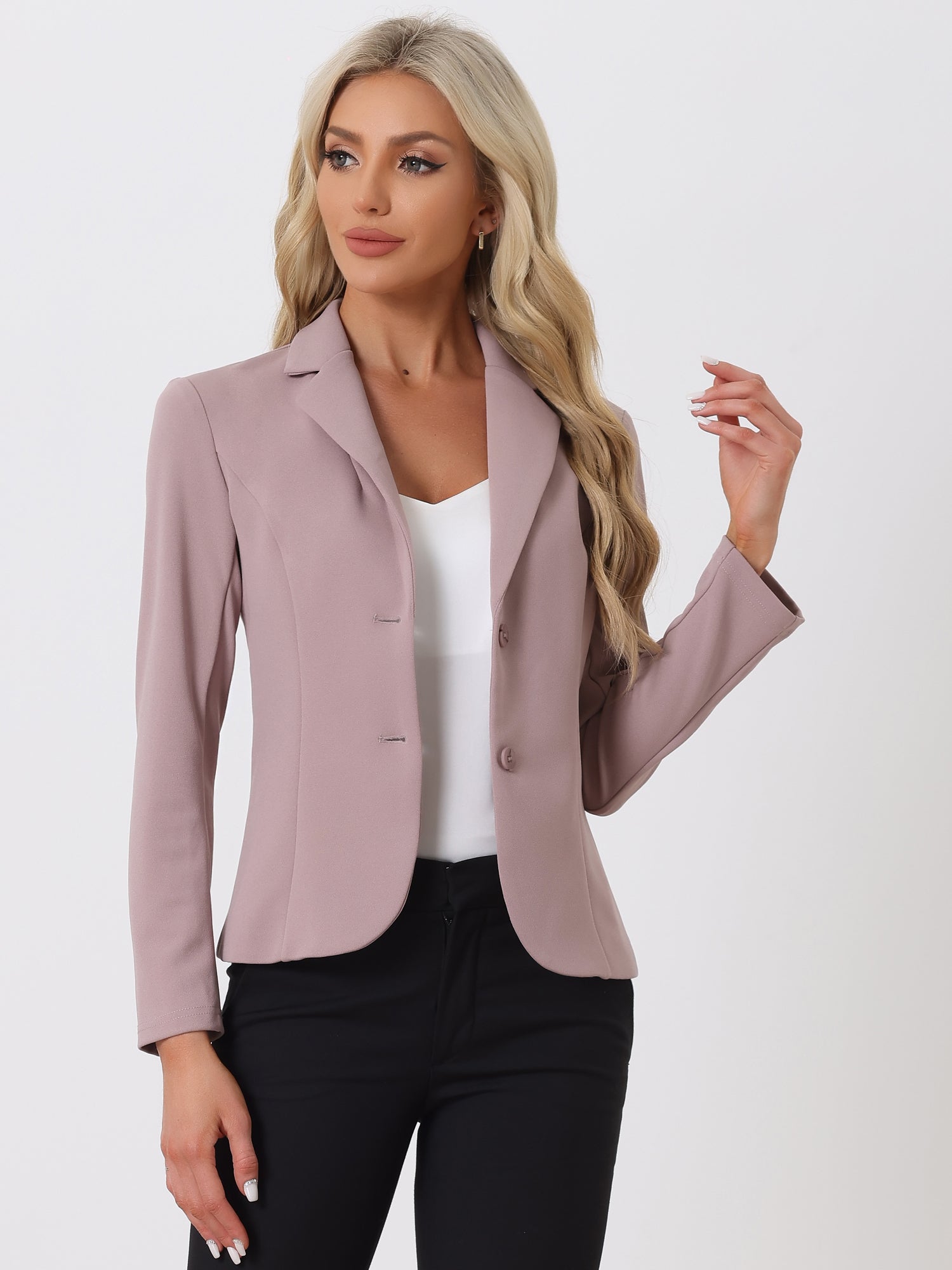Marynarka Damska do Pracy z Kołnierzem z Klapami | Elegancka Marynarka
